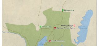 Map of Lake Mburo